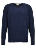 MA'RY'YA Blue Cotton Cardigan