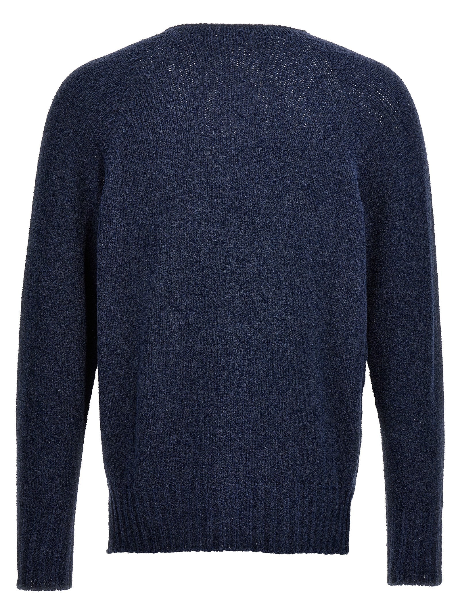 MA'RY'YA Blue Cotton Cardigan