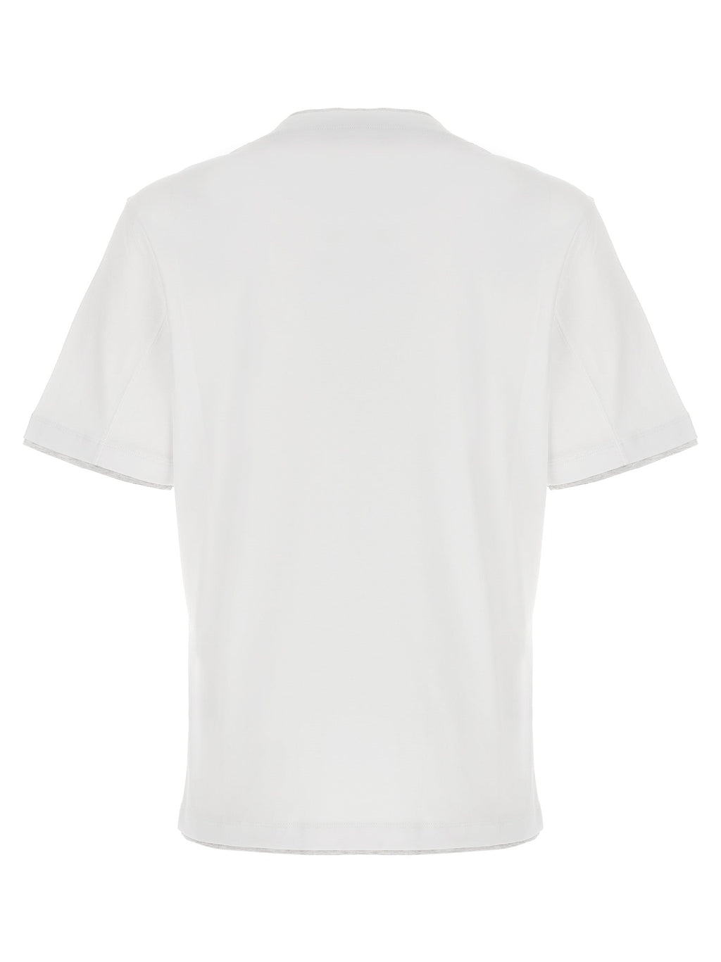 Brunello Cucinelli White Cotton T-Shirt
