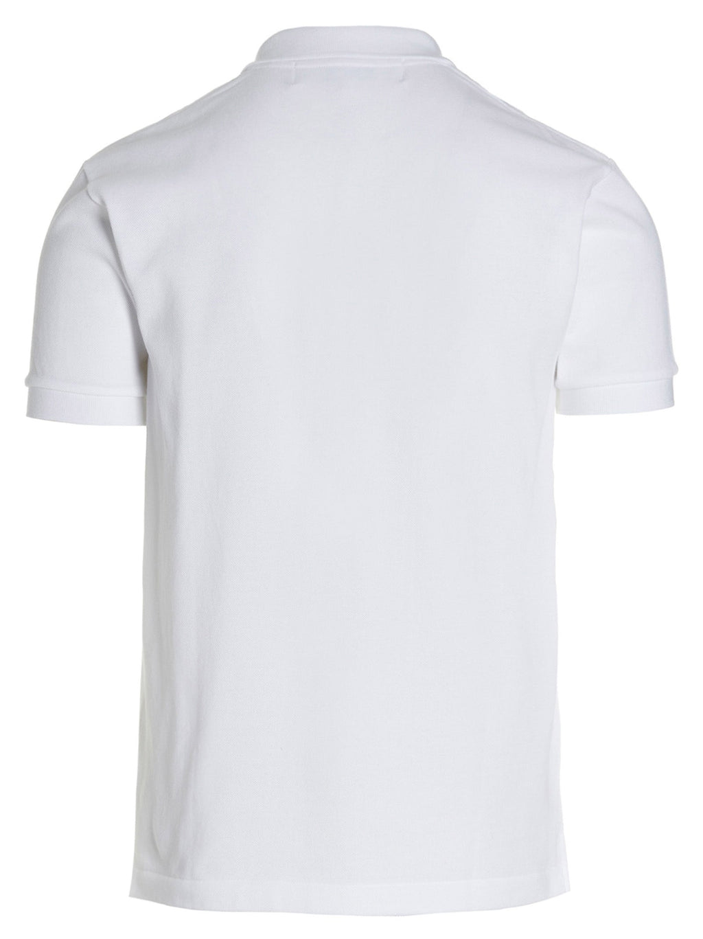 Comme Des Garçons Play White Cotton Polo Shirt