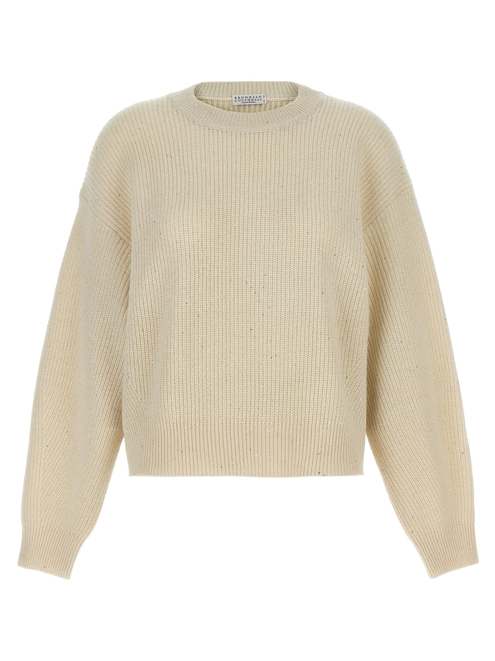 Brunello Cucinelli White Cashmere Cardigan