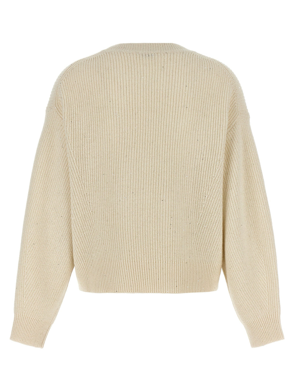 Brunello Cucinelli White Cashmere Cardigan