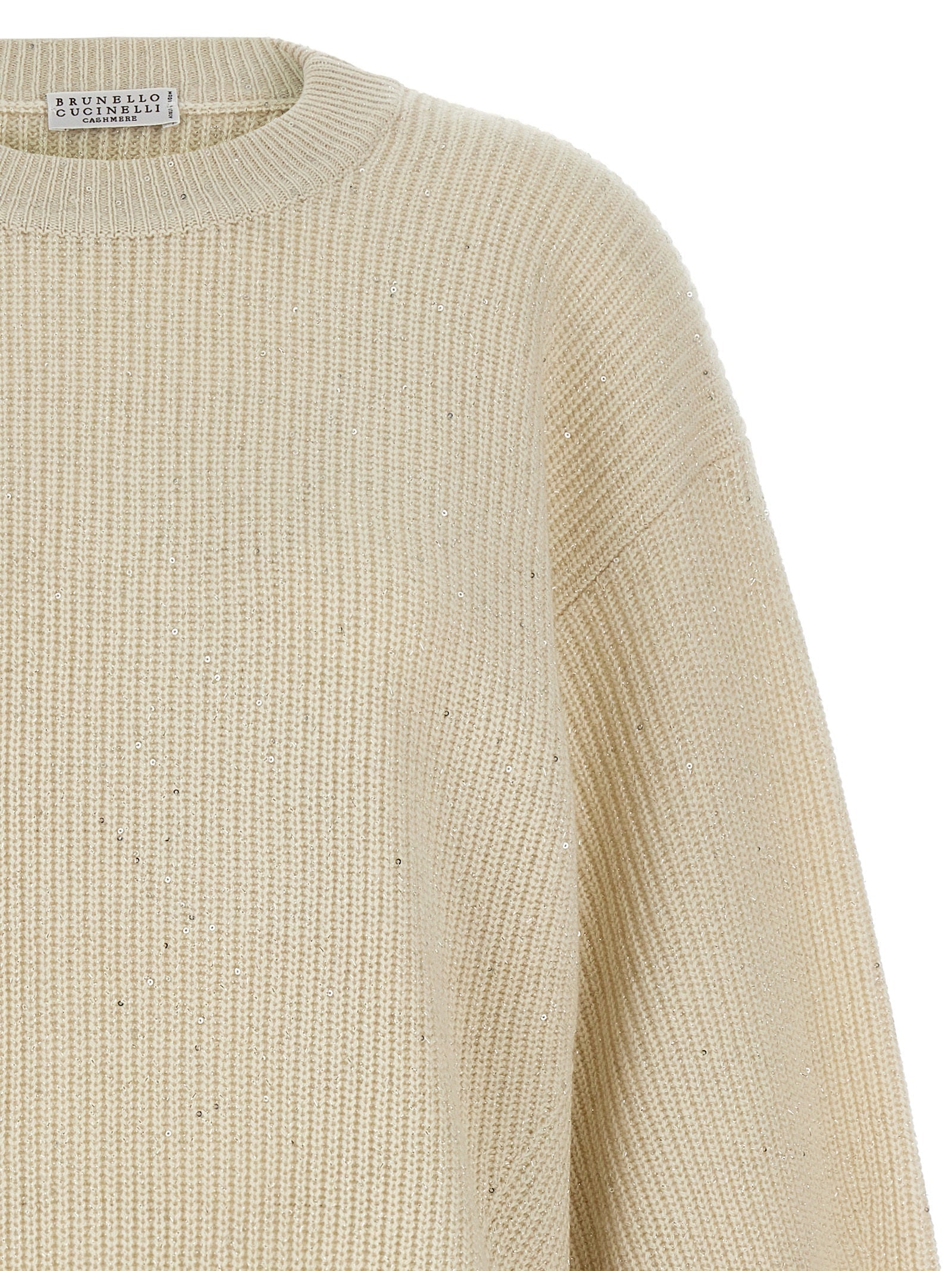 Brunello Cucinelli White Cashmere Cardigan