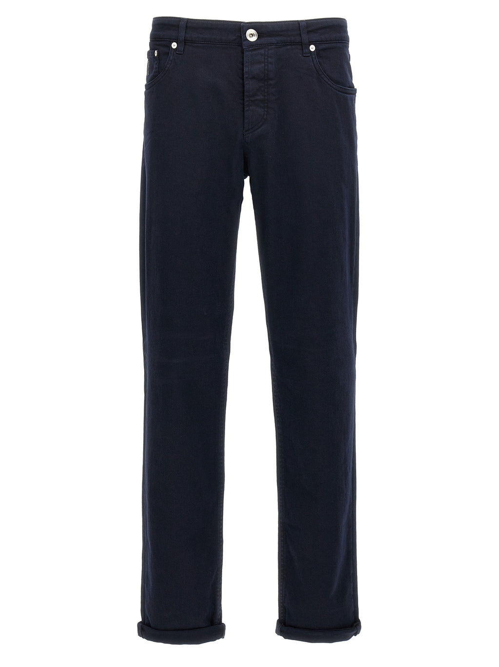 Brunello Cucinelli Blue Cotton Jeans Denim