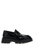 Alexander Wang Black Cowhide Slip-On Loafers