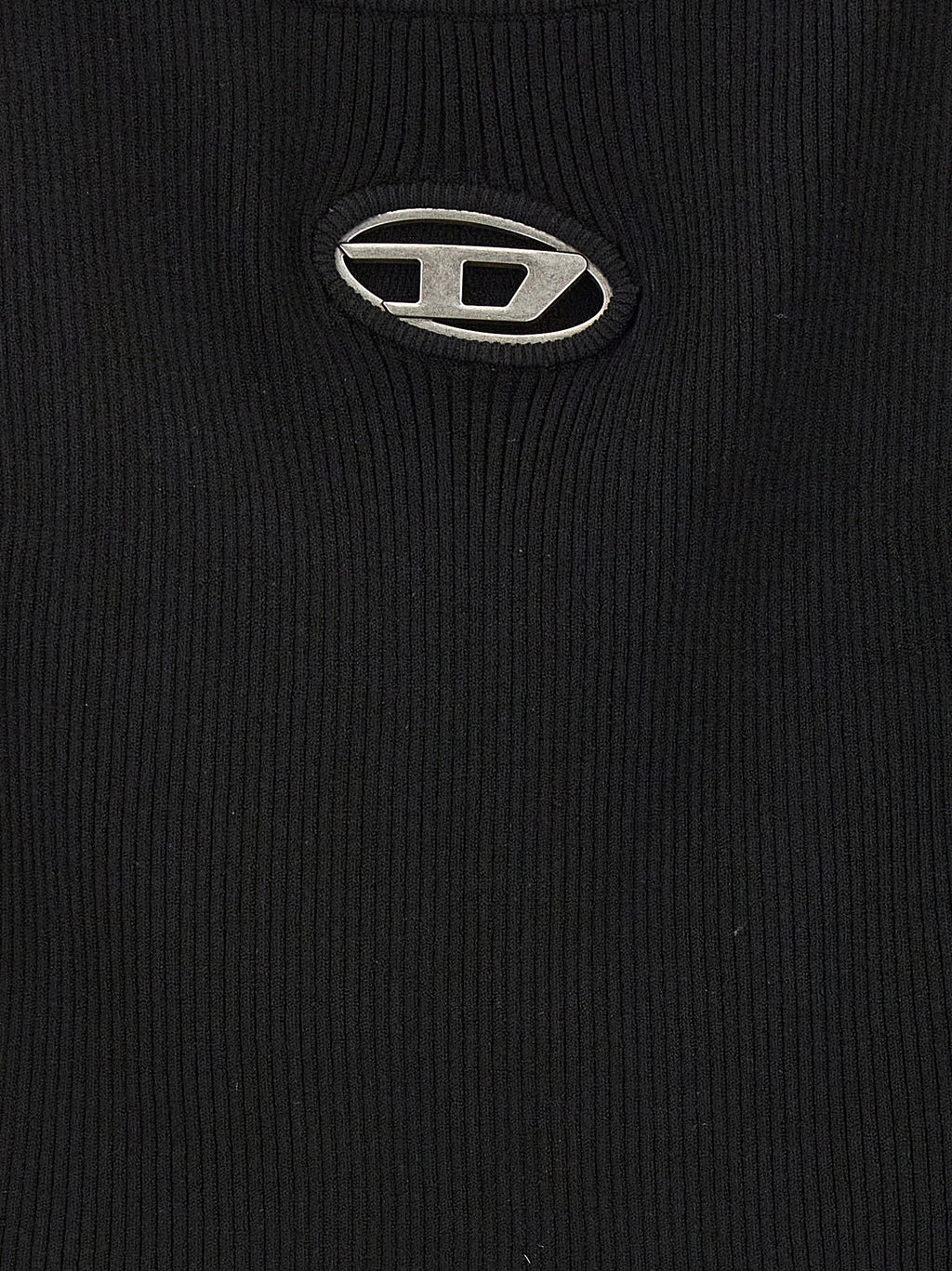 Diesel Black Viscose Cardigan