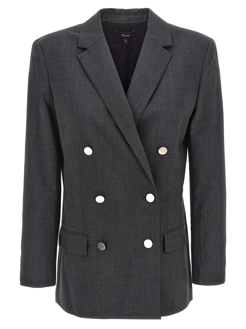 Theory Gray Wool Blazer