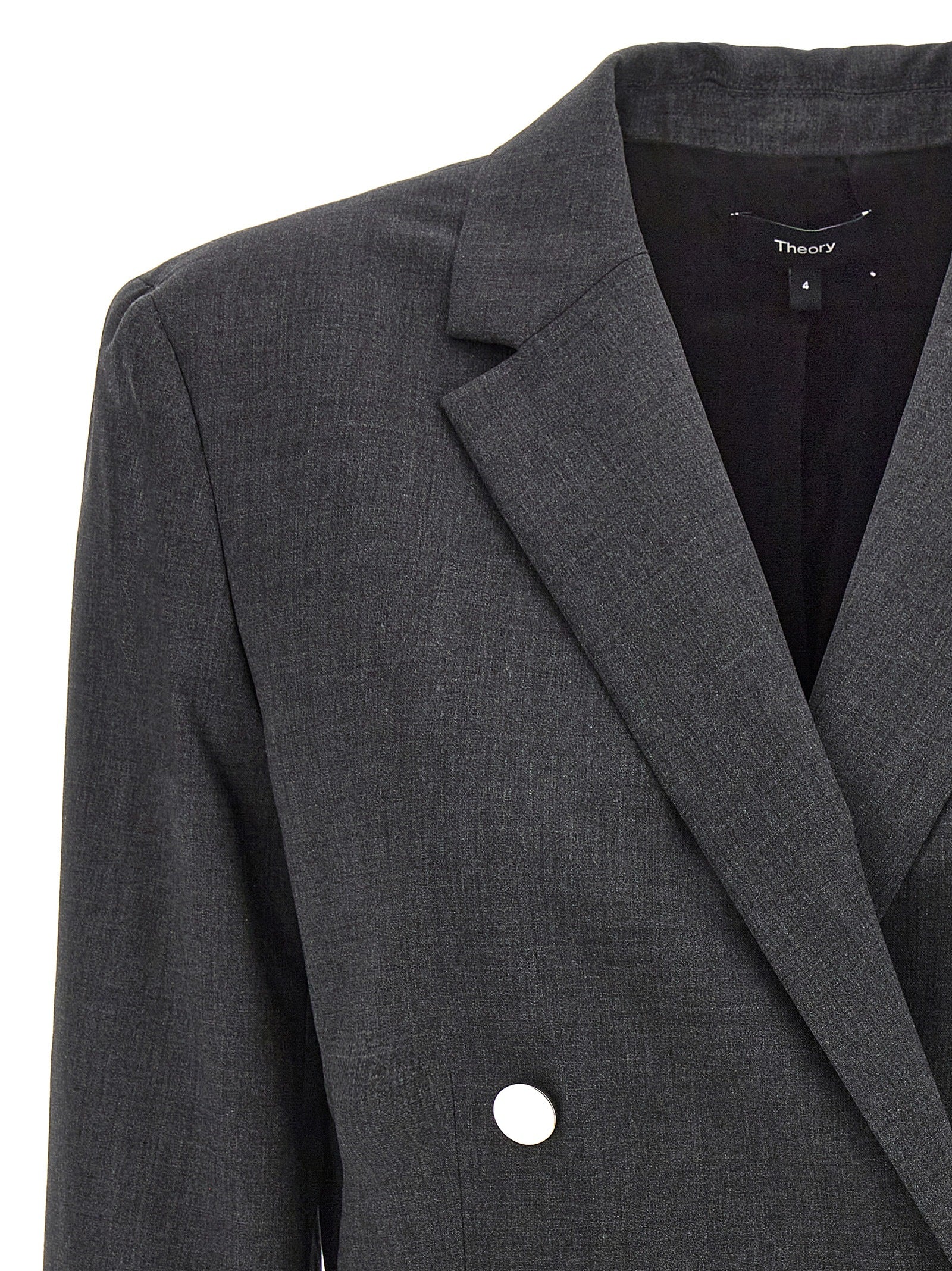 Theory Gray Wool Blazer