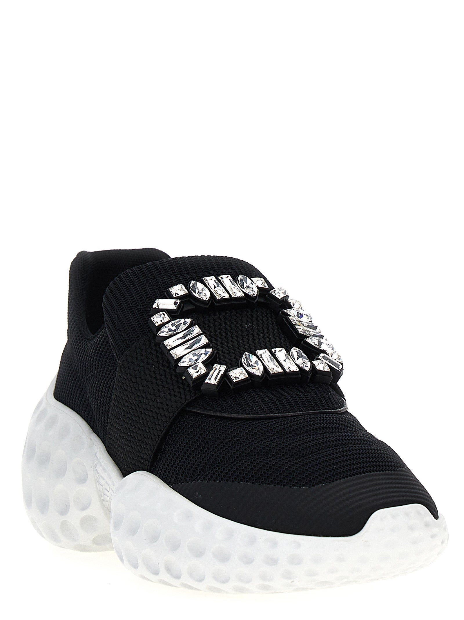 Roger Vivier Bicolor Polyethylene Athletic Sneakers