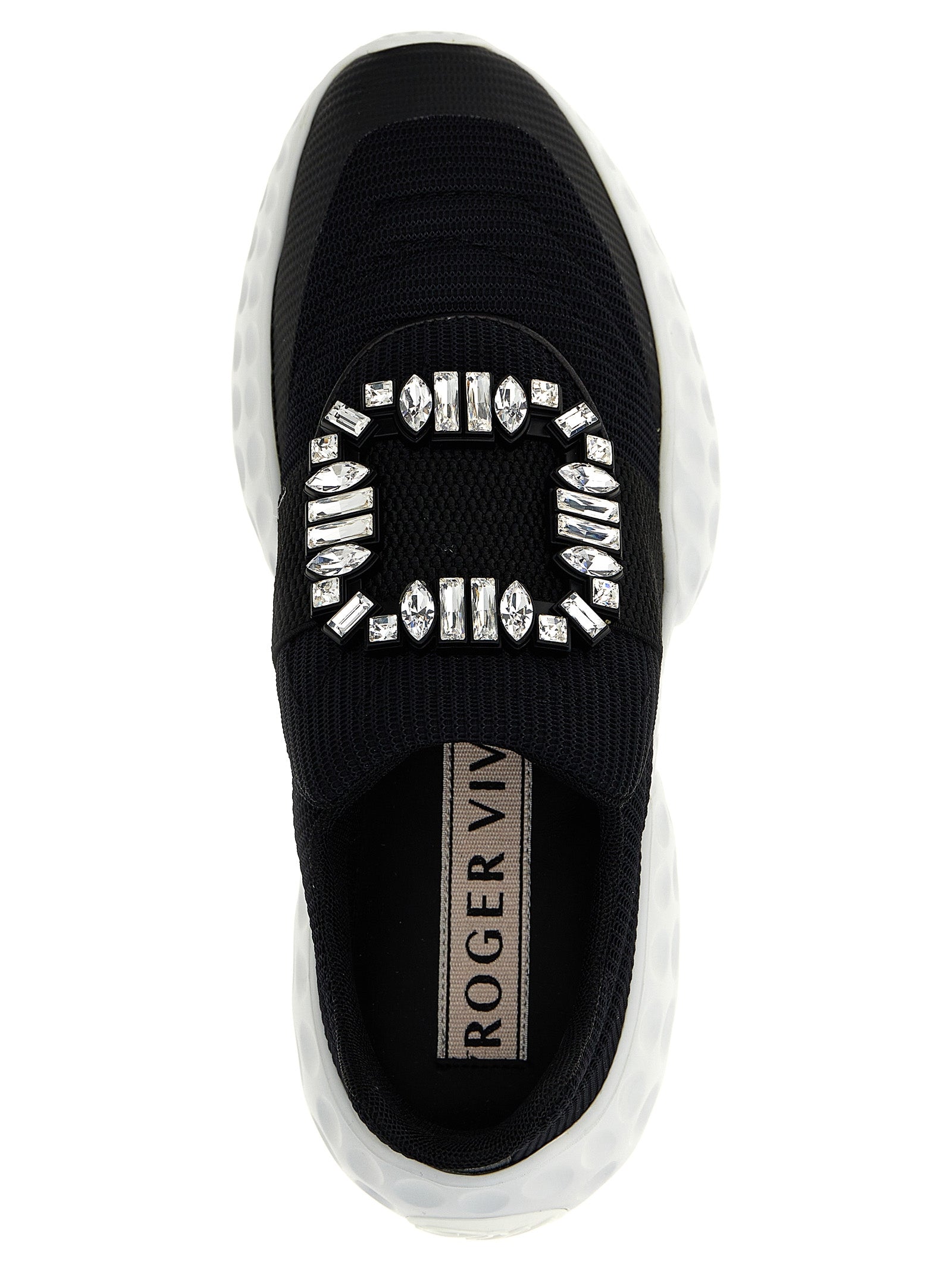 Roger Vivier Bicolor Polyethylene Athletic Sneakers