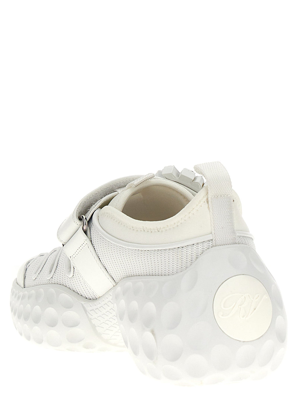 Roger Vivier White Polyamide Athletic Sneakers