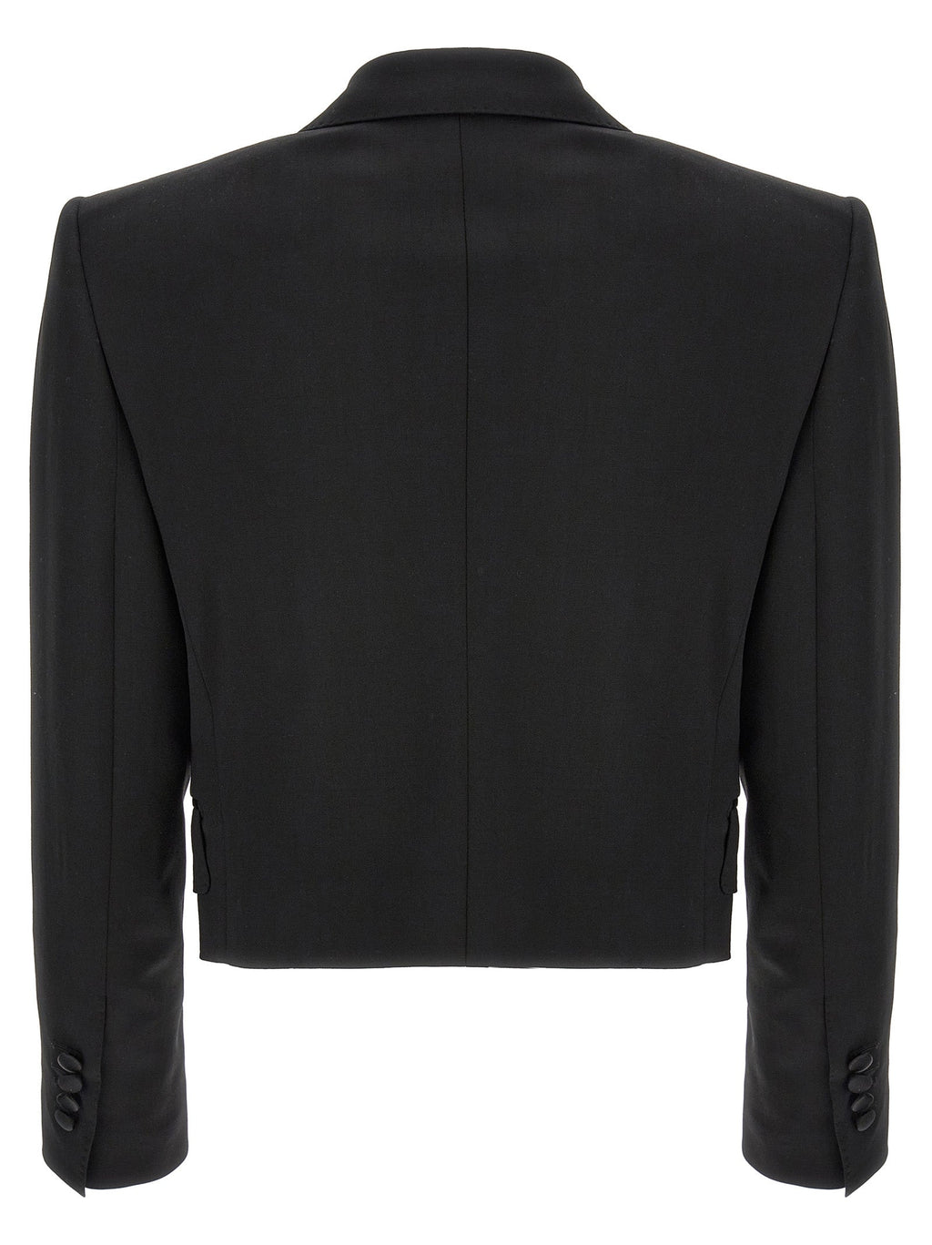 Dolce & Gabbana Black Virgin Wool Blazer