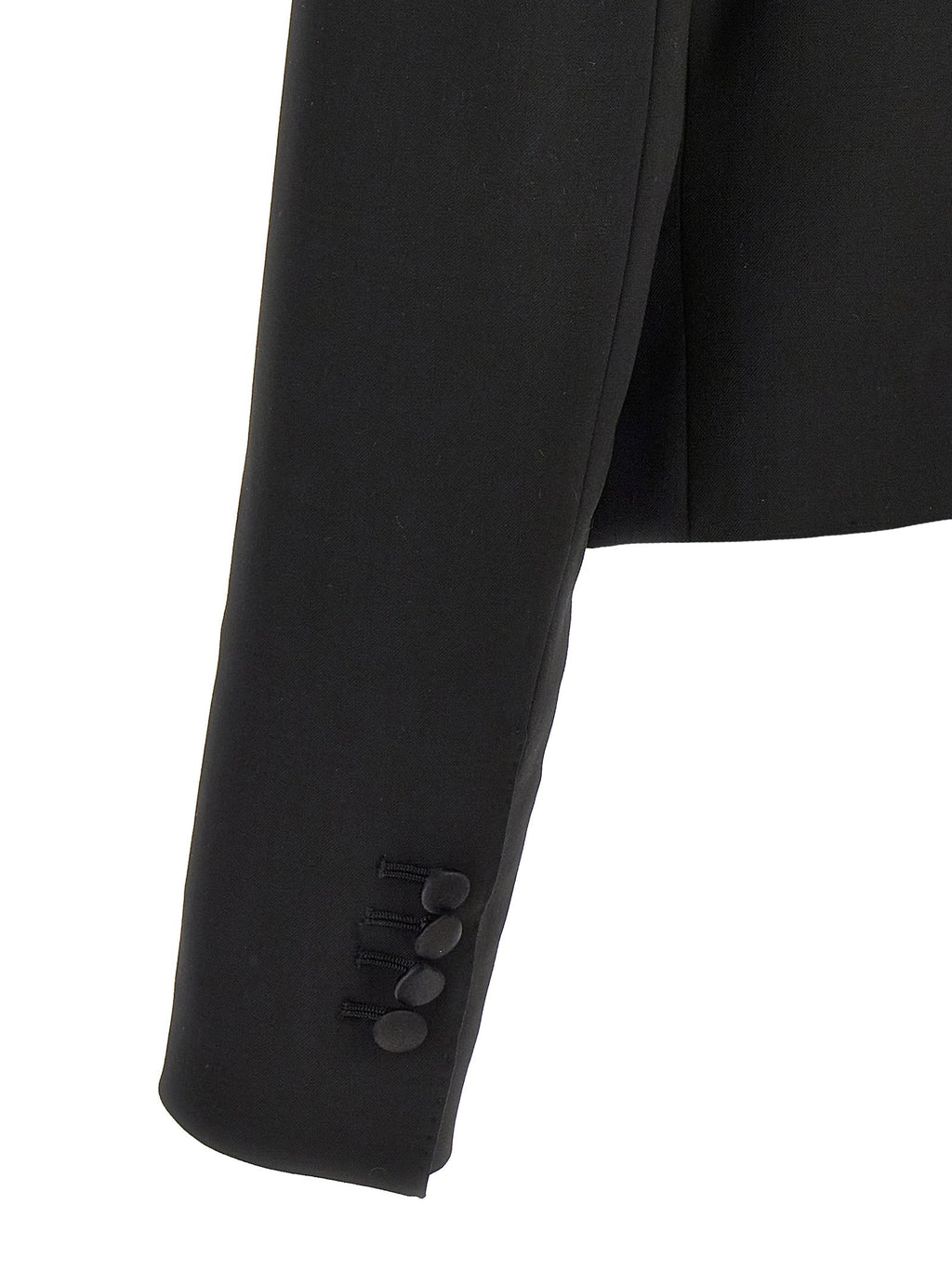 Dolce & Gabbana Black Virgin Wool Blazer