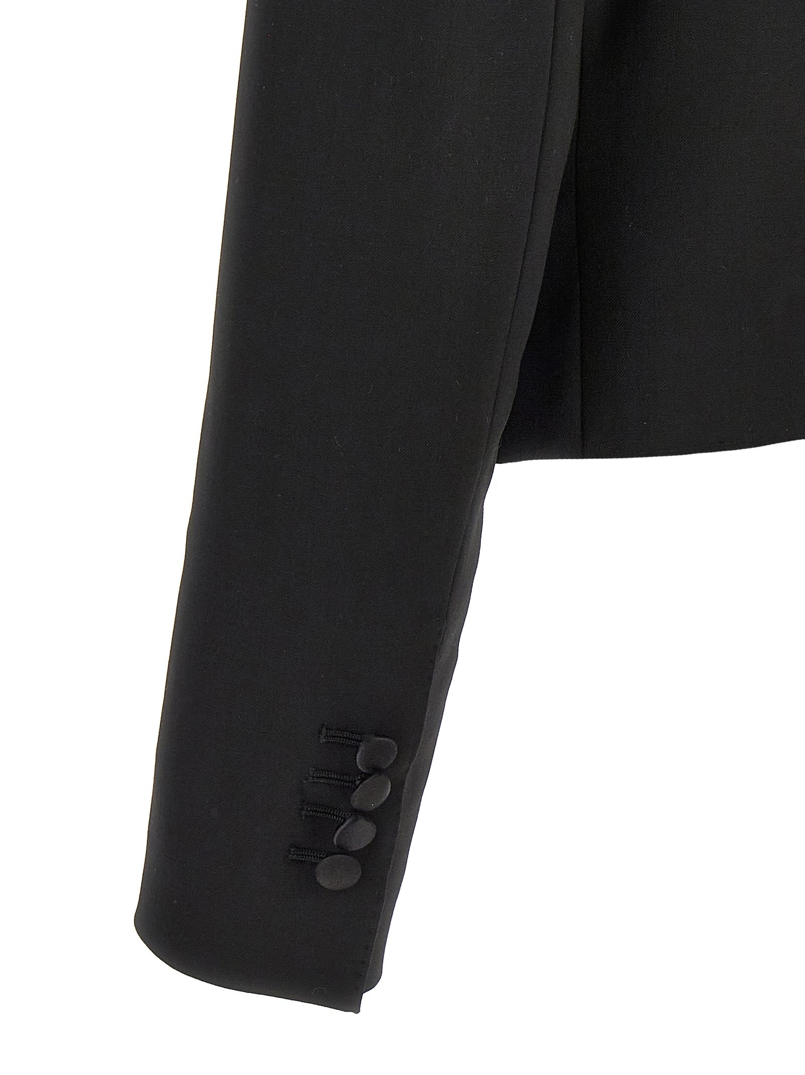 Dolce & Gabbana Black Virgin Wool Blazer