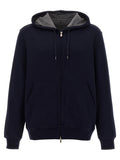 Brunello Cucinelli Blue Cotton Sweatshirt