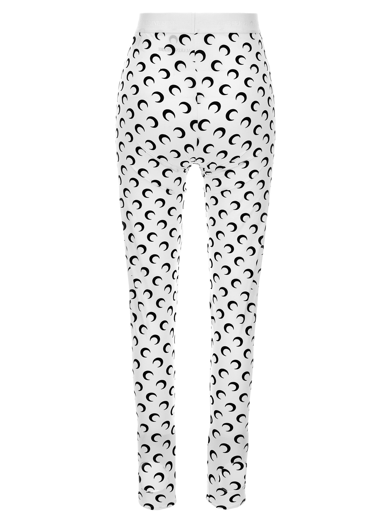 Marine Serre Bicolor Polyamide Leggings