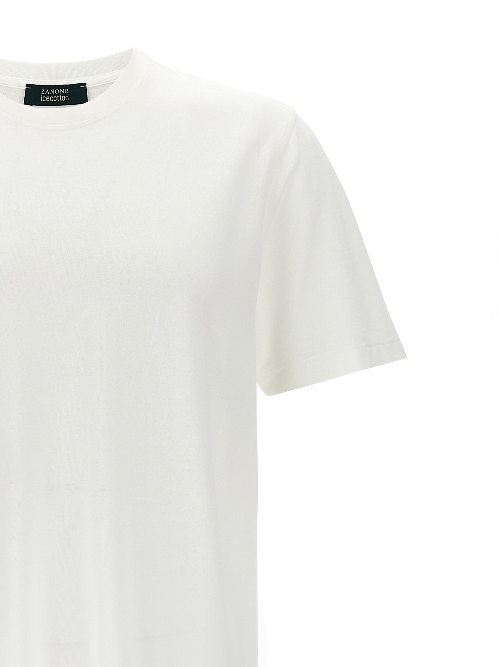 ZANONE White Cotton T-Shirt