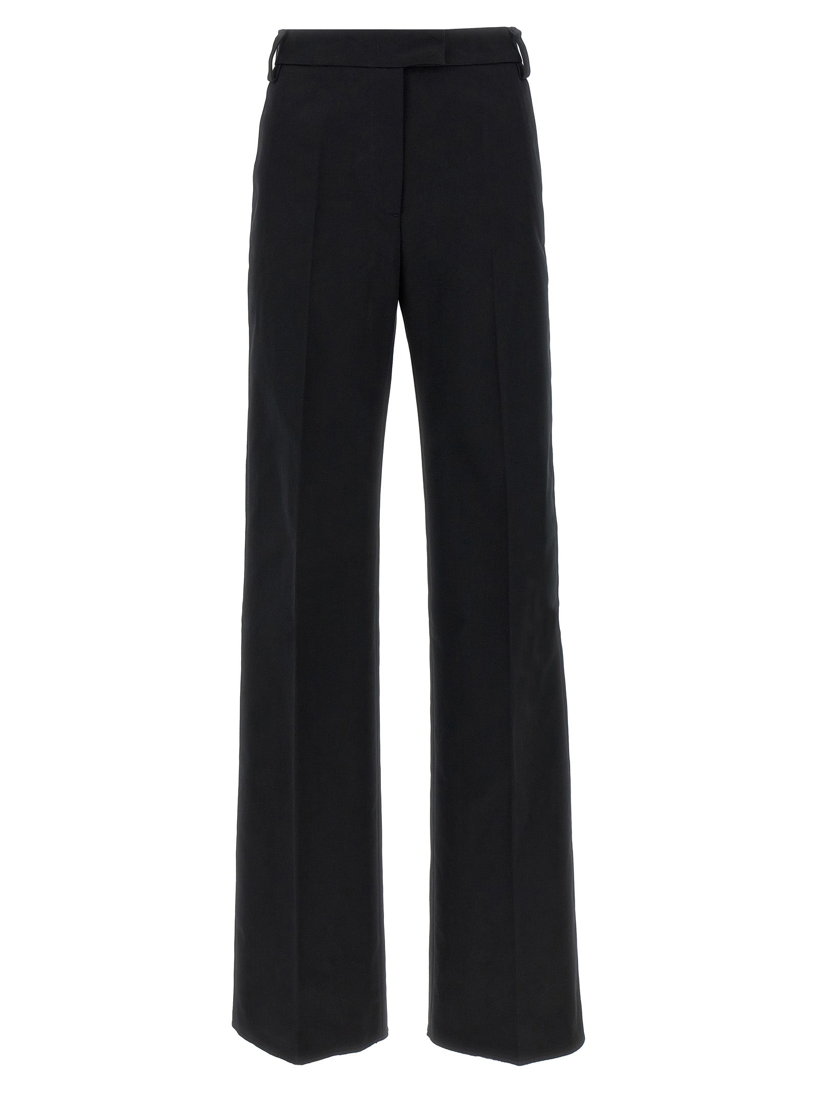 THELATEST Black Cotton Casual Pants