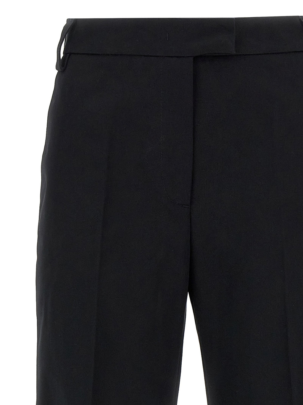 THELATEST Black Cotton Casual Pants