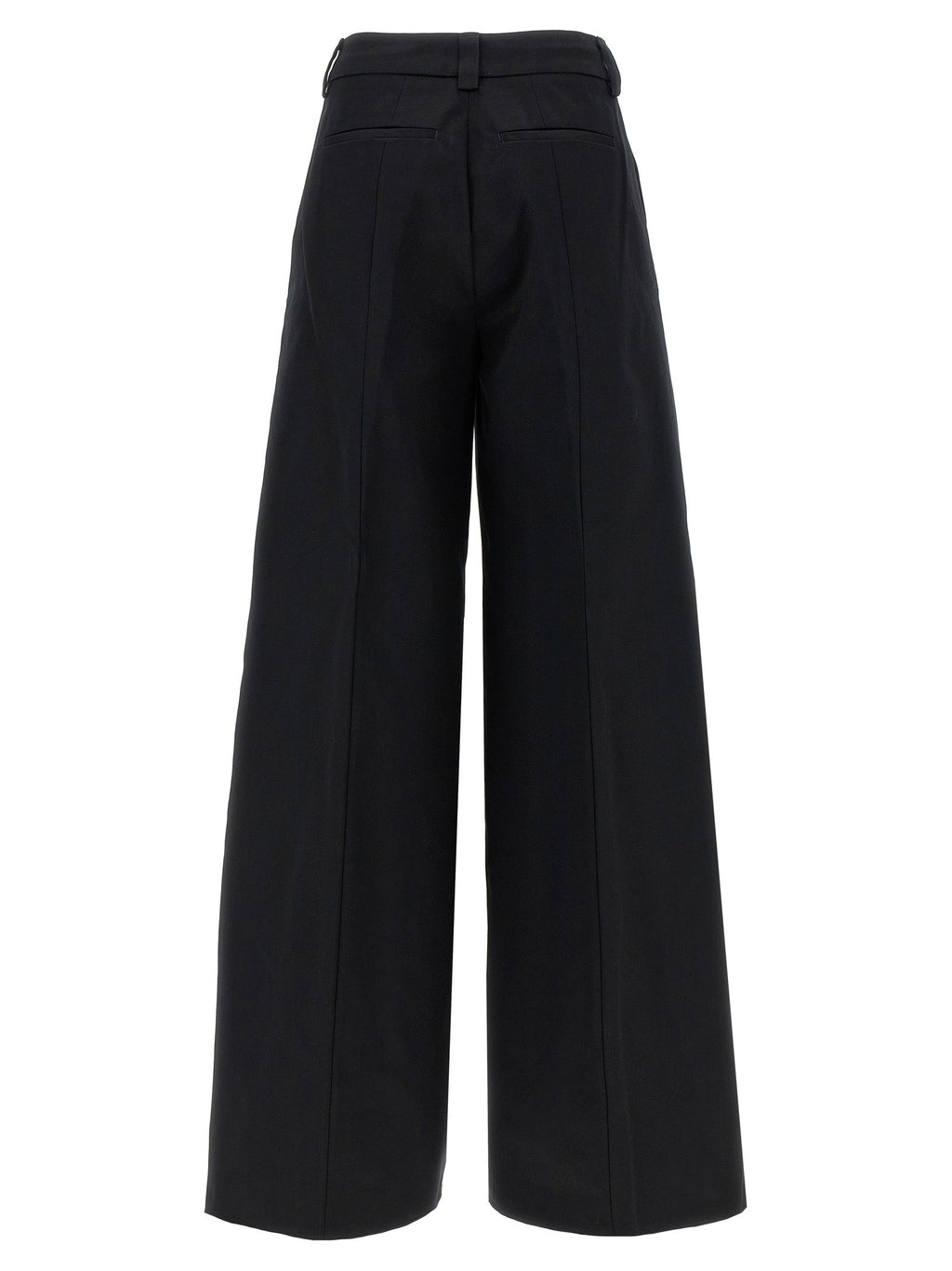 THELATEST Black Cotton Casual Pants