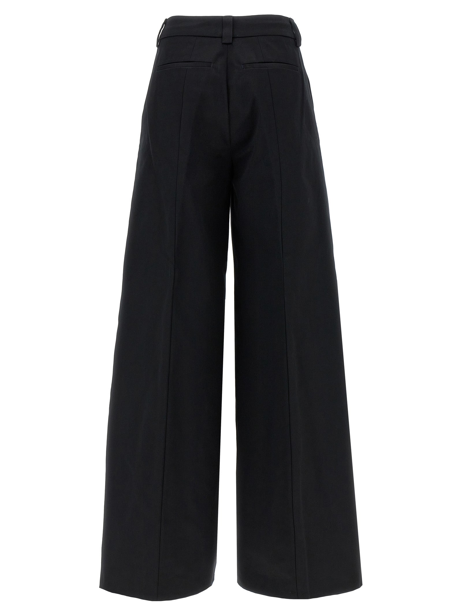 THELATEST Black Cotton Casual Pants