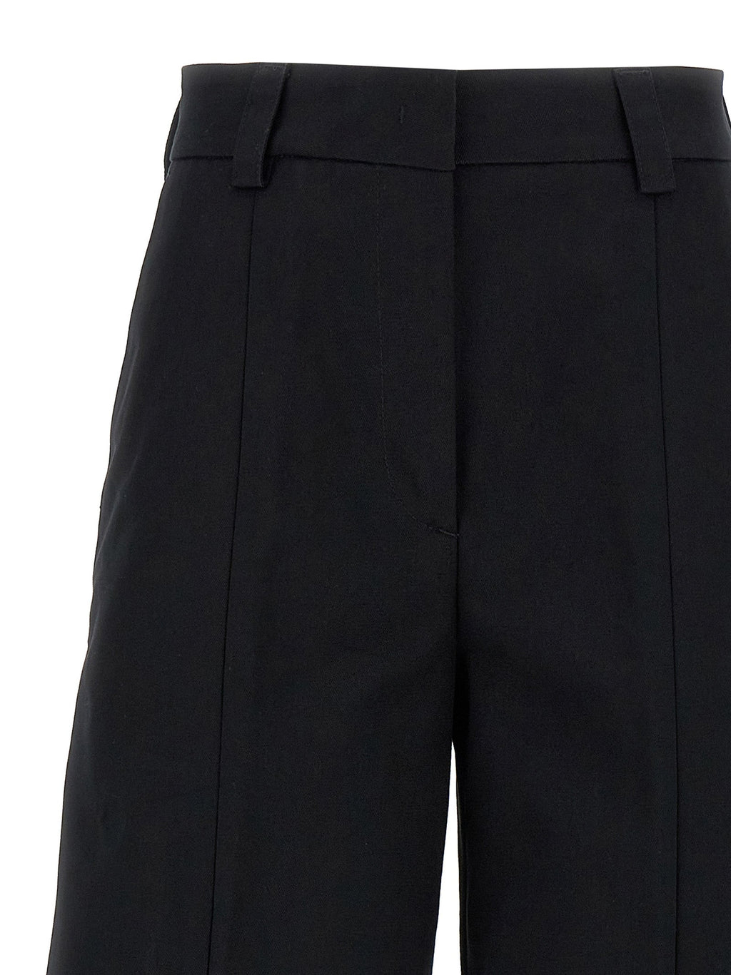 THELATEST Black Cotton Casual Pants