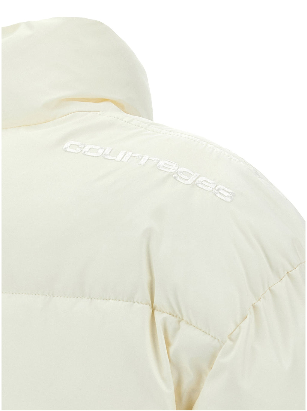 Courrèges White Polyester Full-Length Jacket