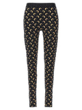 Marine Serre Black Polyamide Leggings