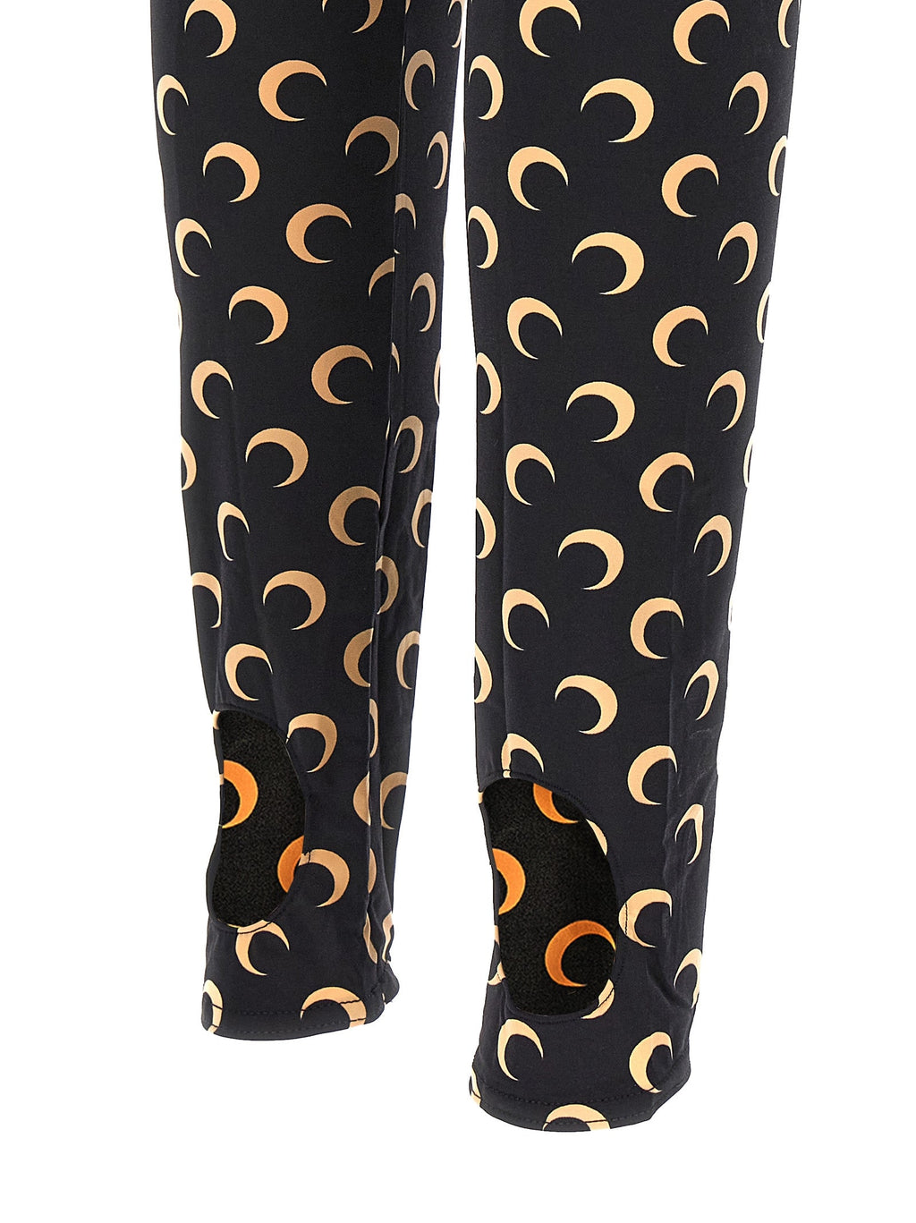 Marine Serre Black Polyamide Leggings