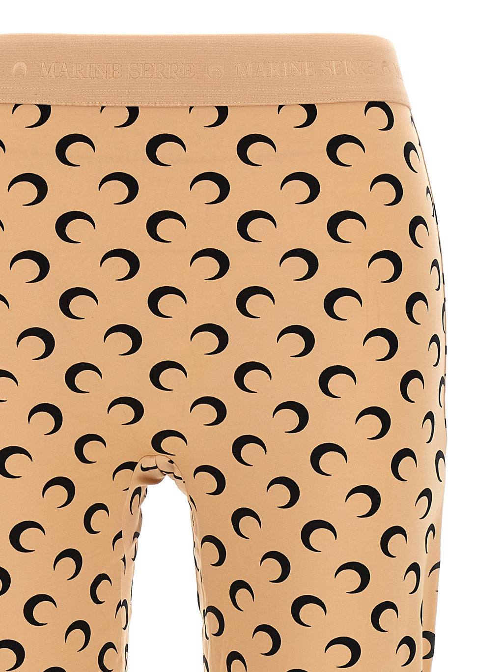 Marine Serre Beige Polyamide Leggings