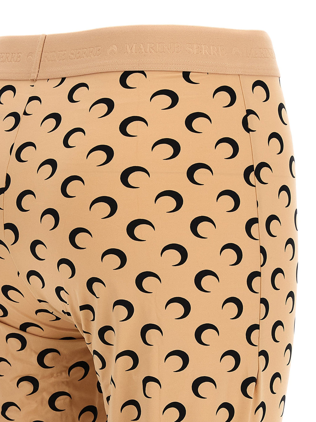 Marine Serre Beige Polyamide Leggings