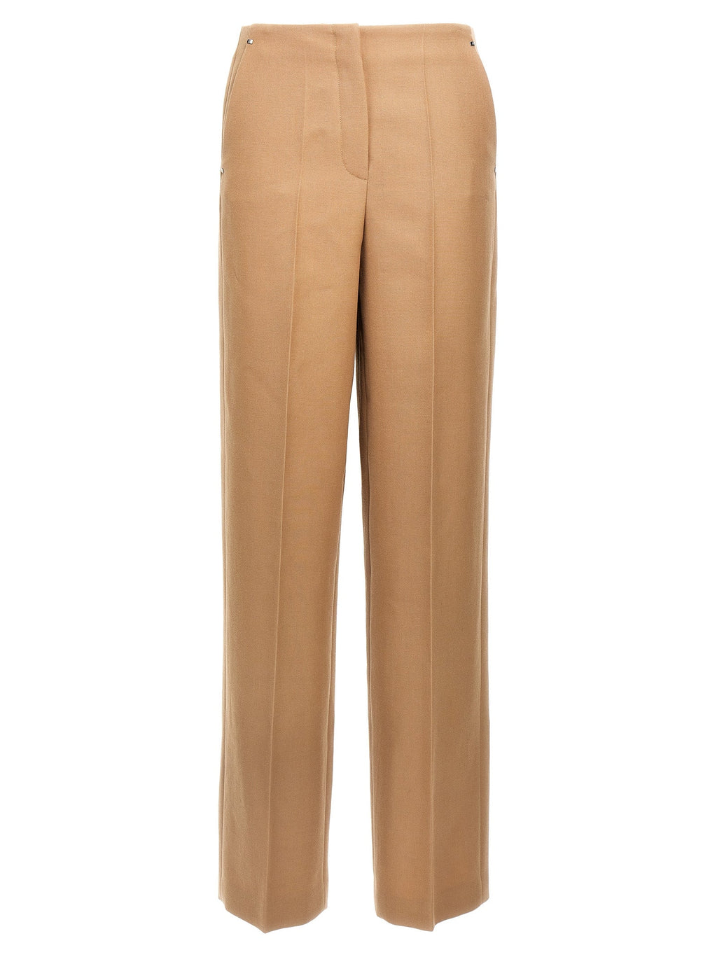 Fendi Beige Wool Dress Pants