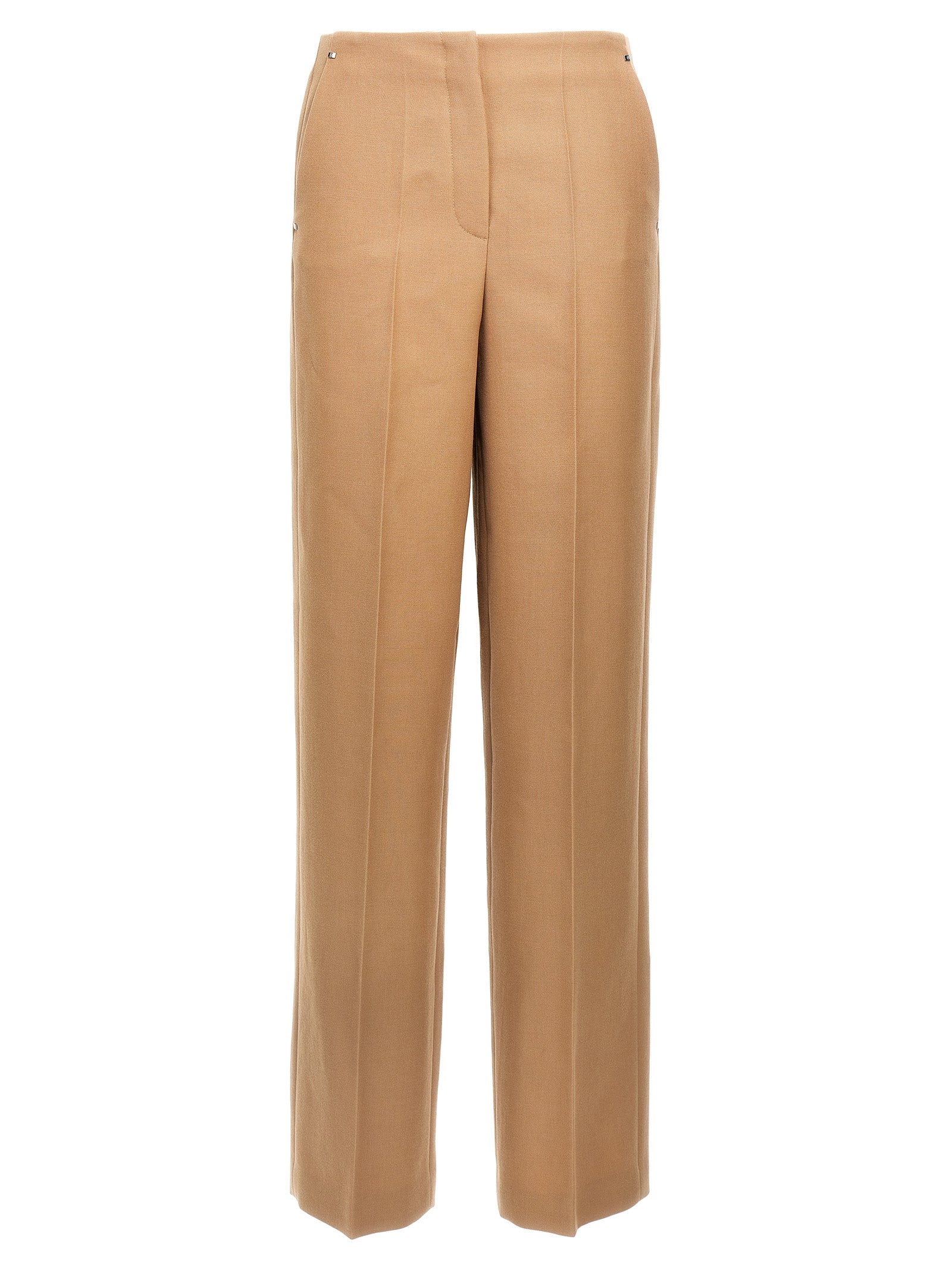 Fendi Beige Wool Dress Pants