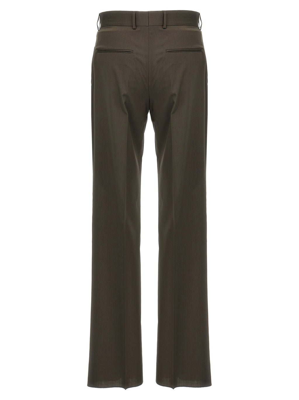 Fendi Bicolor Wool Dress Pants