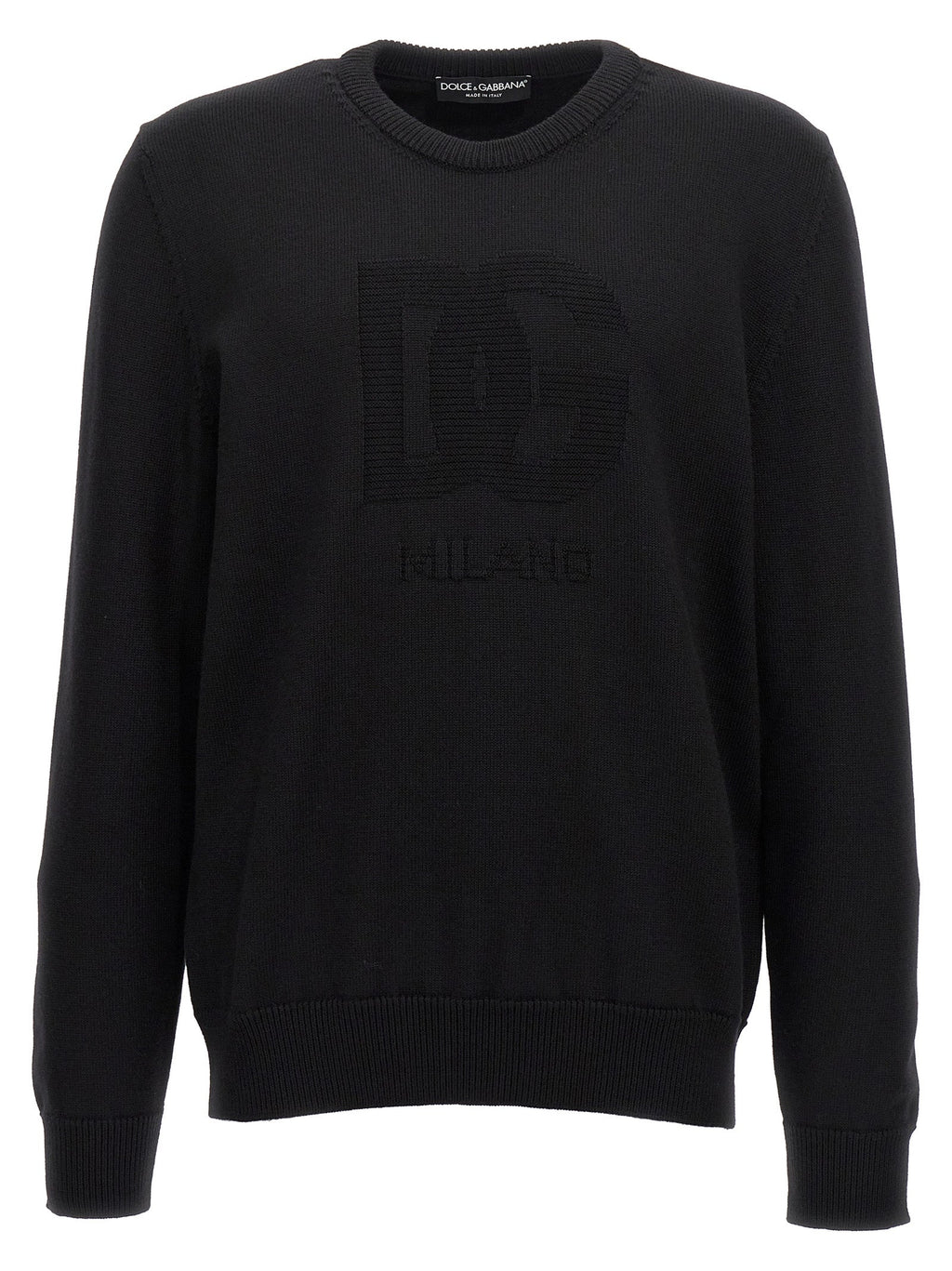 Dolce & Gabbana Black Virgin Wool Cardigan