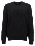 Dolce & Gabbana Black Virgin Wool Cardigan