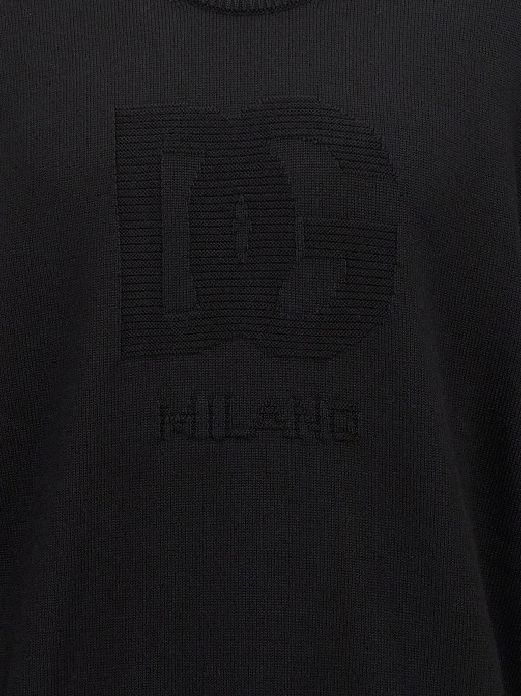Dolce & Gabbana Black Virgin Wool Cardigan