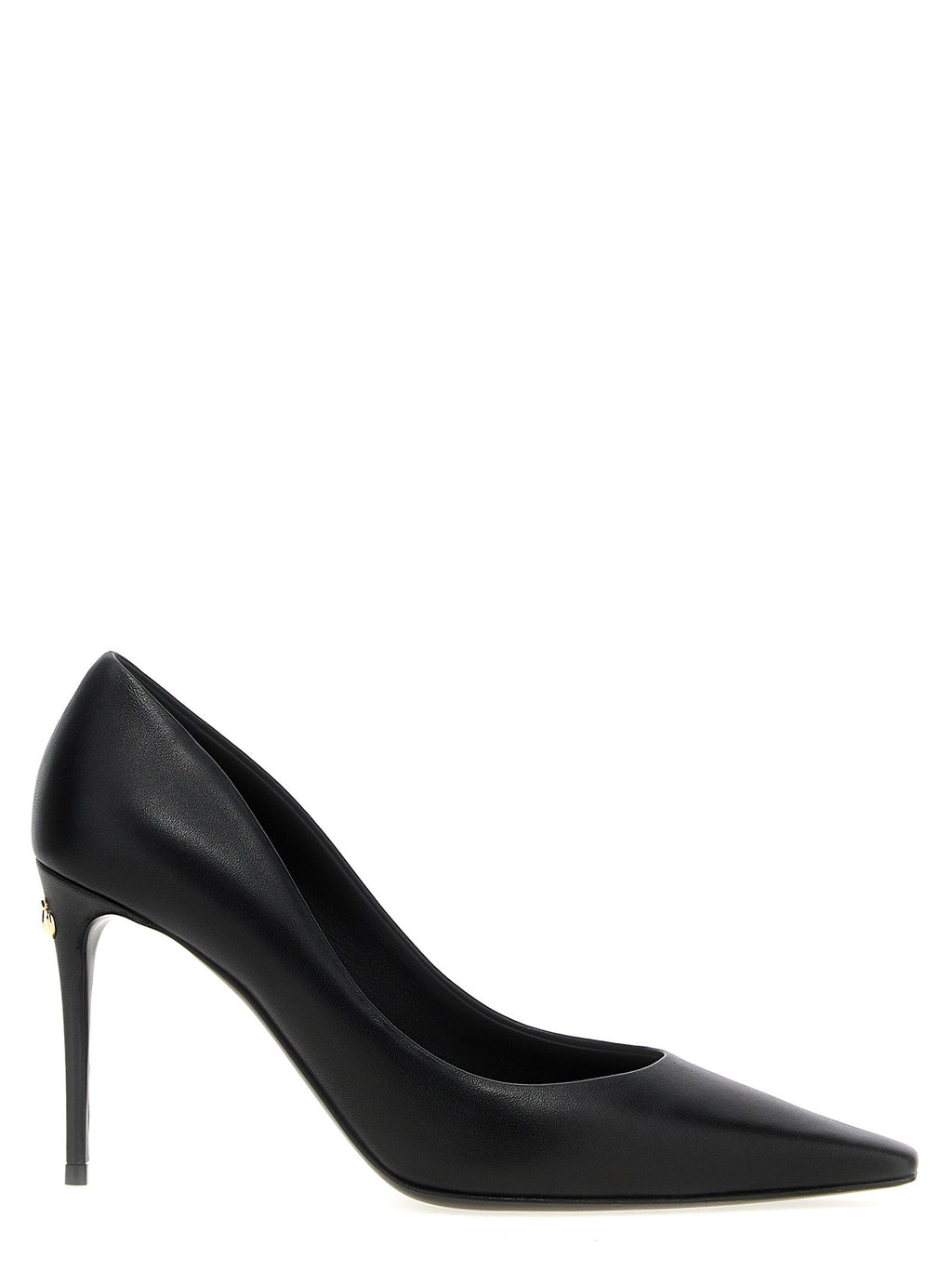 Dolce & Gabbana Black Lamb Leather High Heel Pumps