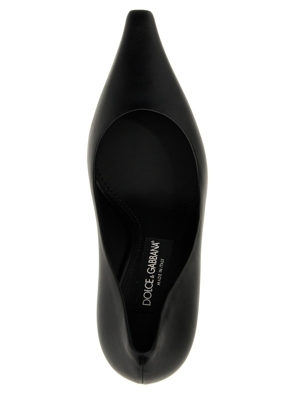 Dolce & Gabbana Black Lamb Leather High Heel Pumps