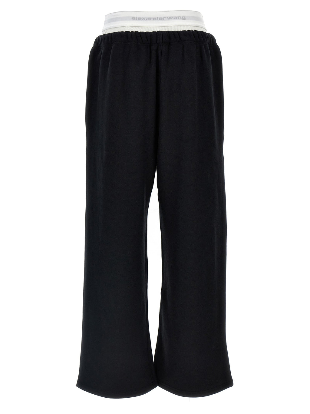 T BY ALEXANDER WANG Black Cotton Joggers (Workout Pants)