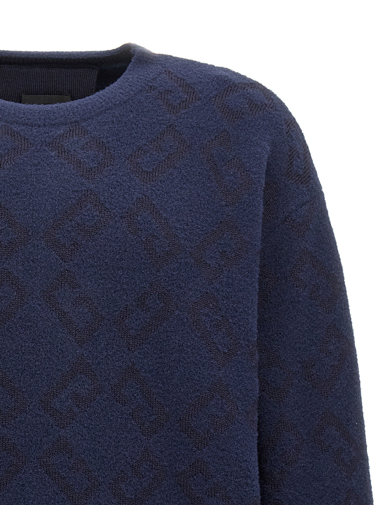 Givenchy Blue Wool Cardigan