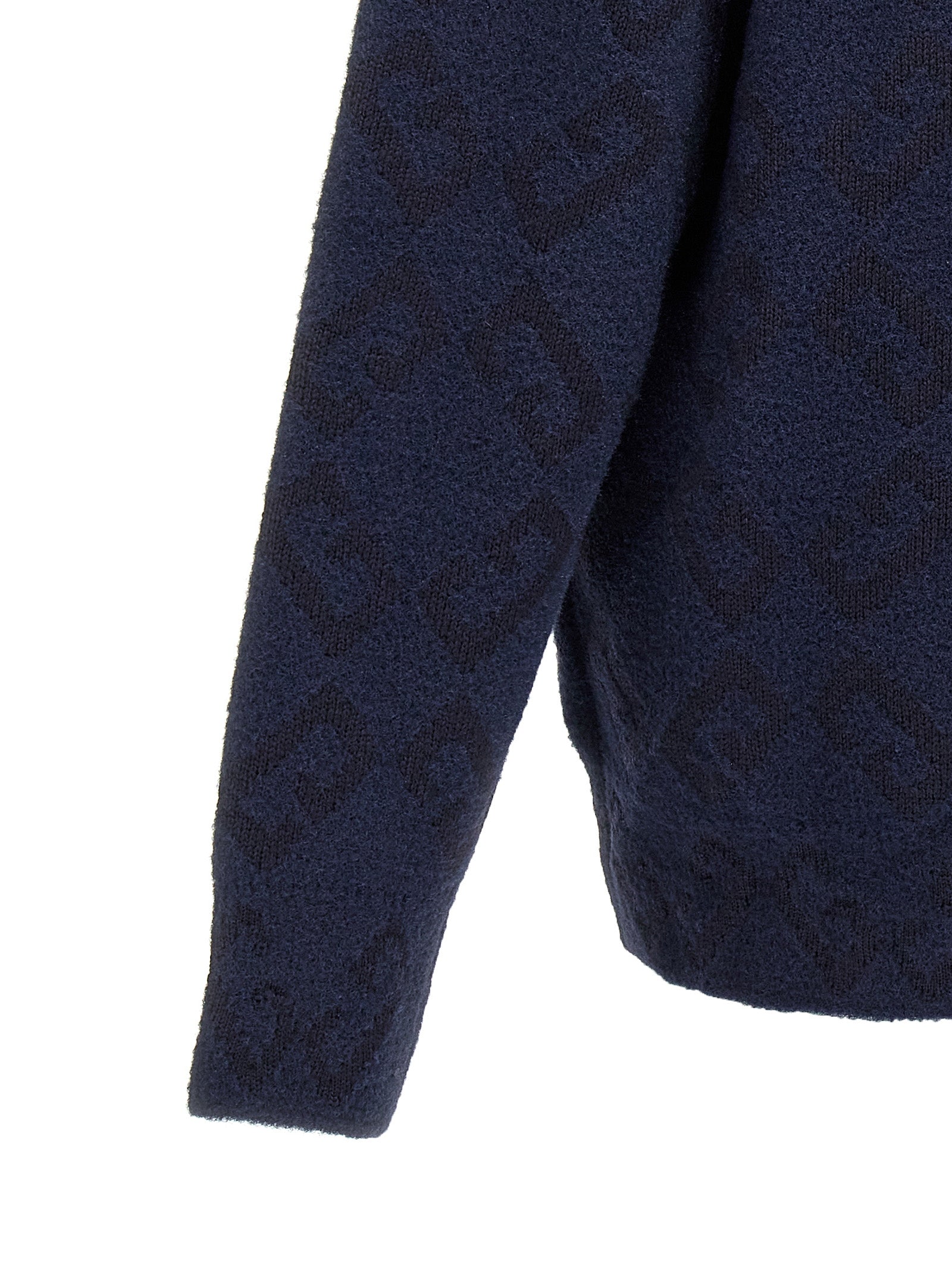 Givenchy Blue Wool Cardigan