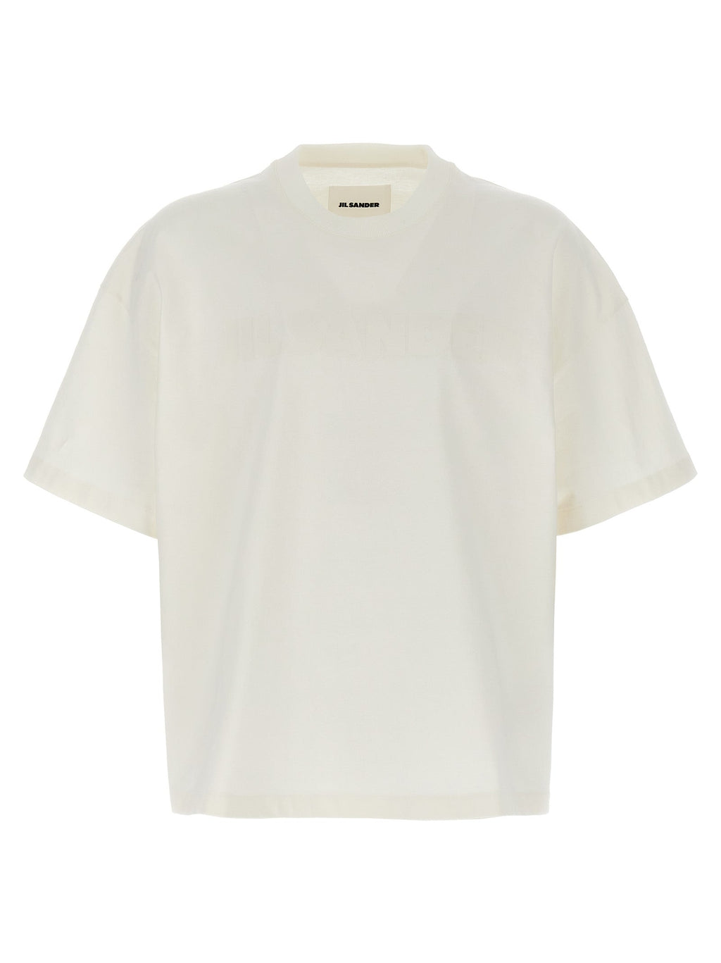 Jil Sander White Cotton T-Shirt