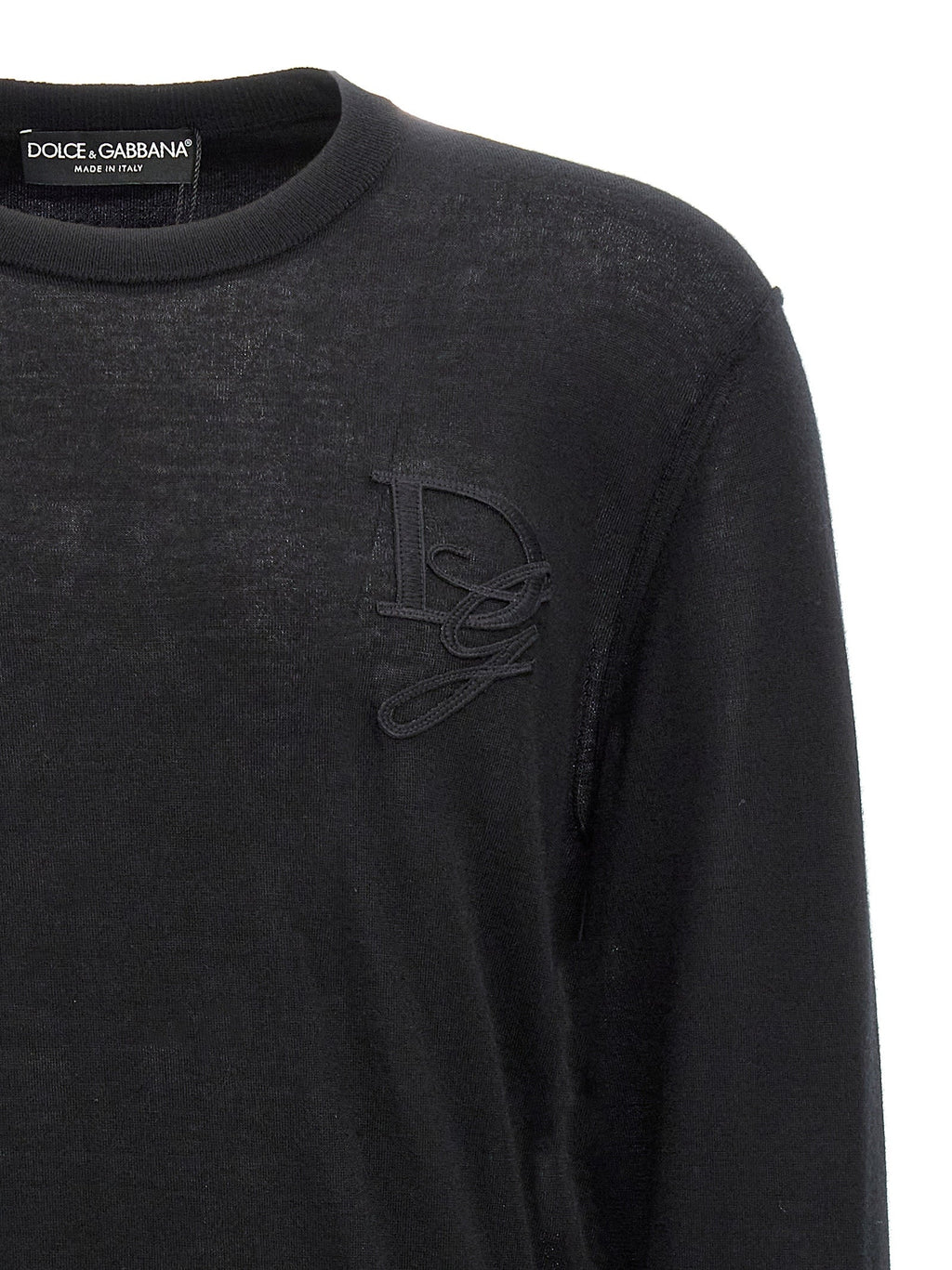 Dolce & Gabbana Black Cashmere Cardigan