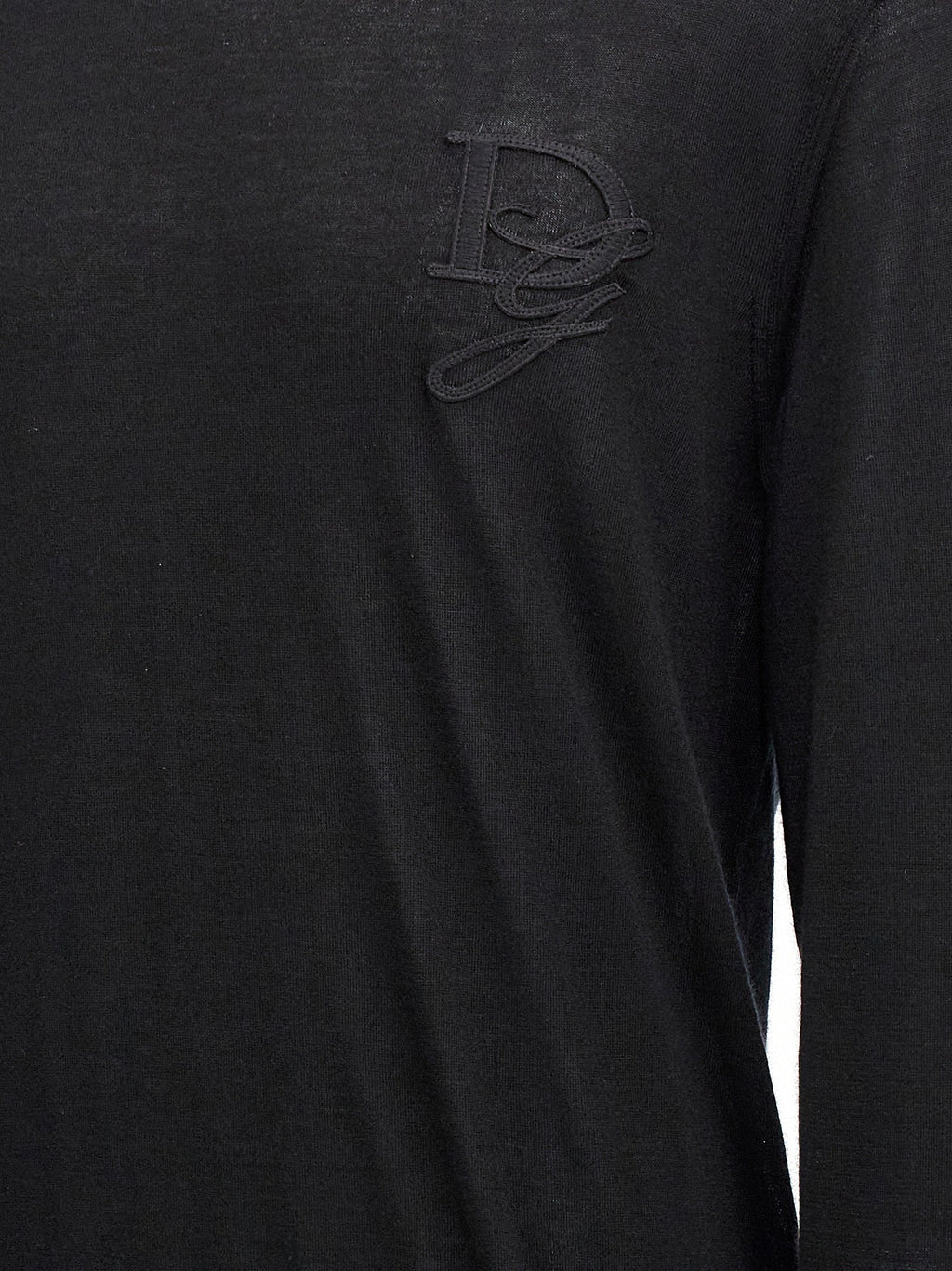 Dolce & Gabbana Black Cashmere Cardigan