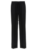 Dolce & Gabbana Black Virgin Wool Casual Pants