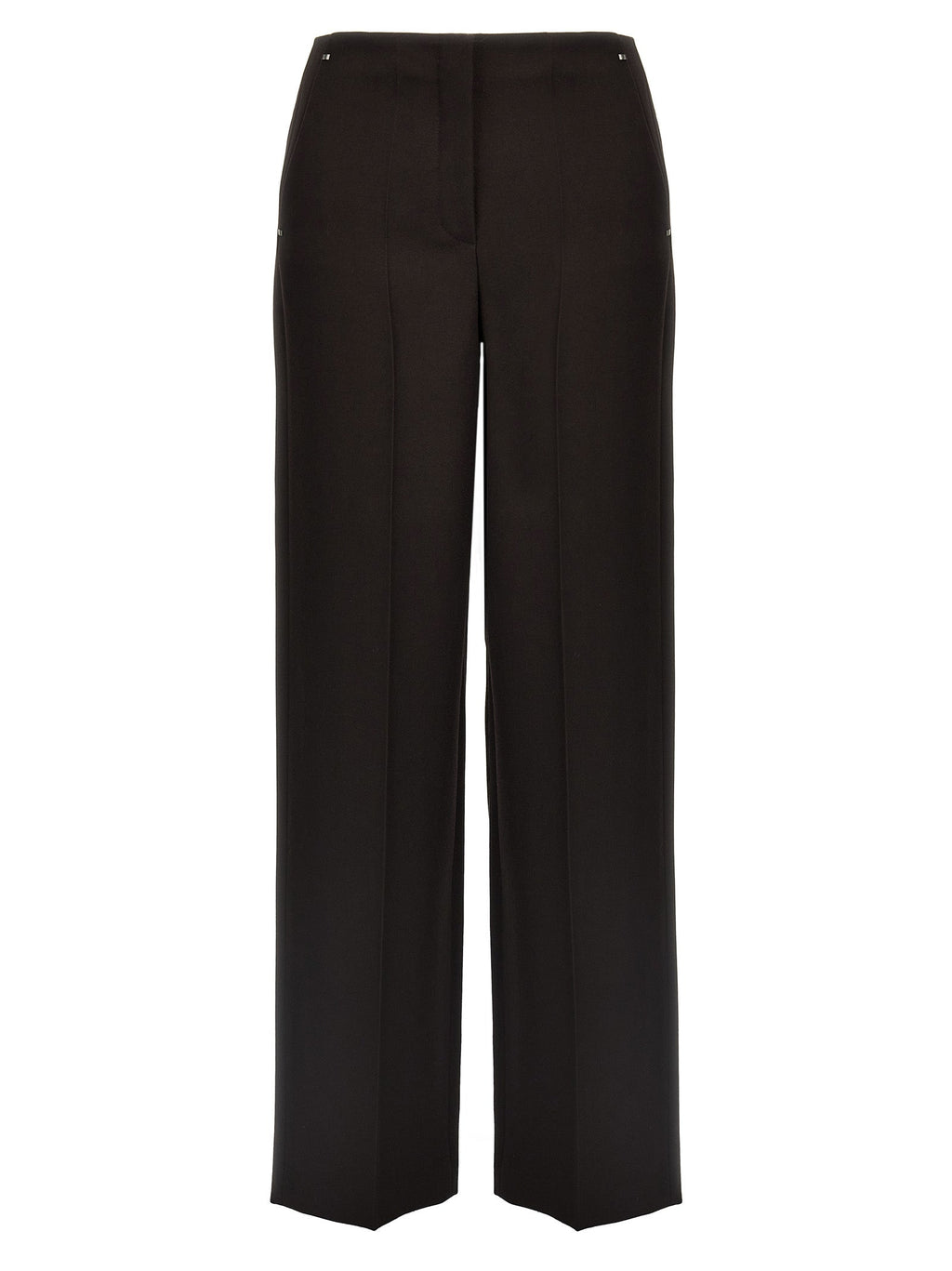 Fendi Purple Virgin Wool Dress Pants