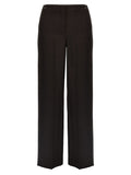 Fendi Purple Virgin Wool Dress Pants
