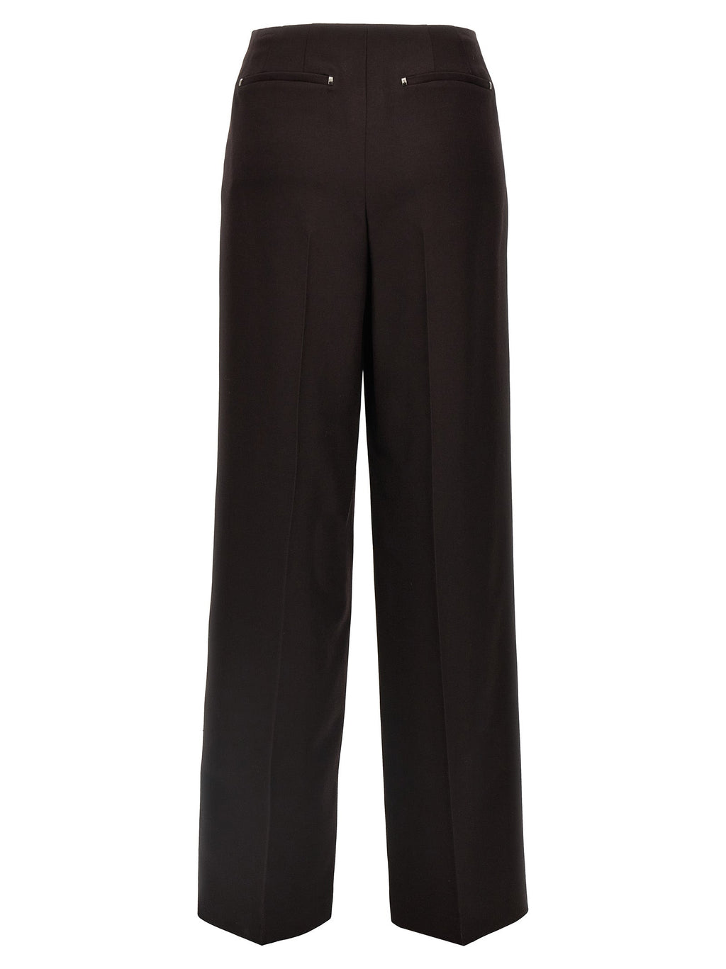 Fendi Purple Virgin Wool Dress Pants