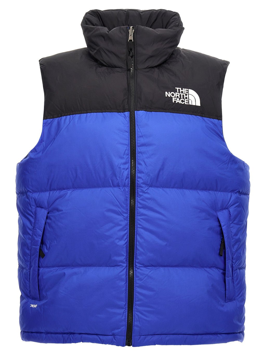 The North Face Blue Nylon Sleeveless Jacket
